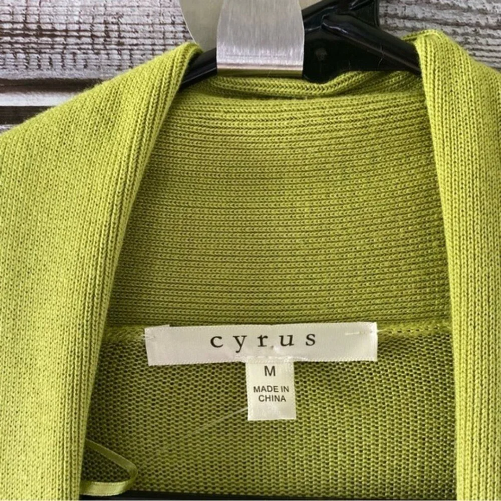 NWT Cyrus Women's Striped‎ Open-Front Sweater/Cardigan Size M